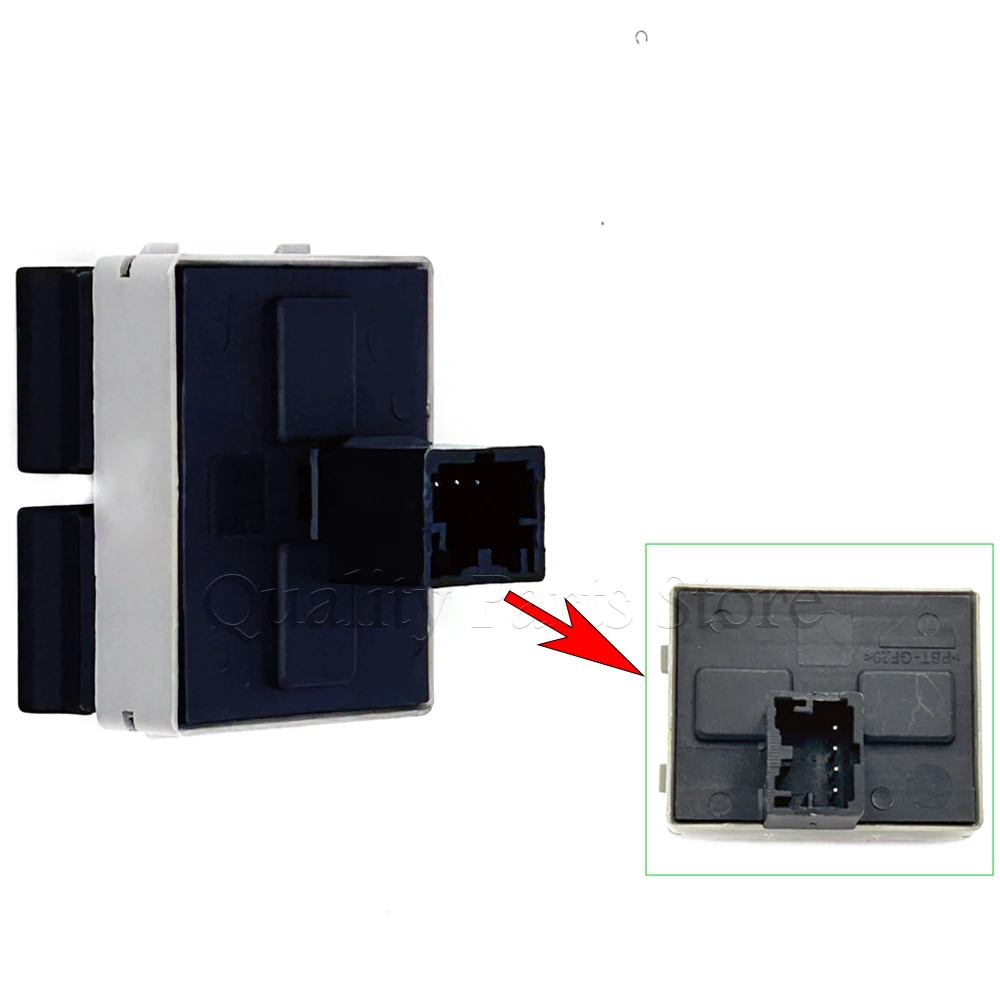 Interrupteur de commande de lève-vitre avant de voiture, 4 broches, adapté pour VW Seat Ibiza Cordoba 6L2 POLO 9N 2001 – 2009 Fox