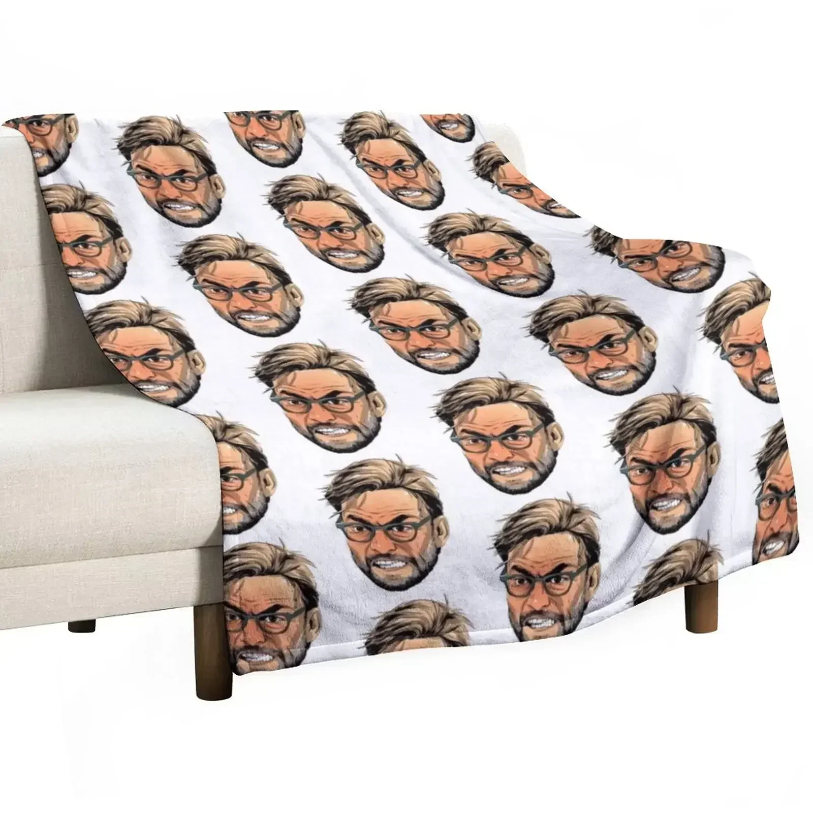 Furious Klopp Throw Blanket Blankets For Bed blankets and throws Soft Blankets