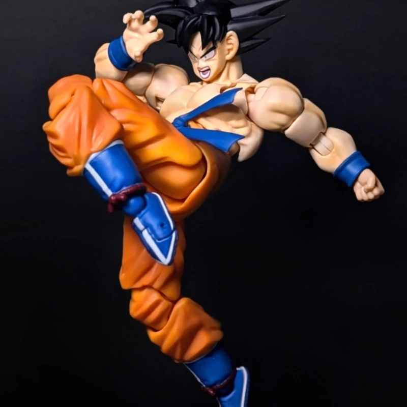 نجاح باهر سوبر موبايل أنيمي عمل الشكل لعبة دراغون بول SHF SSJ2 المبارزة الأولى الملك كوان كونغ نموذج Shf Wukong جمع تمثال اللعب الهدايا