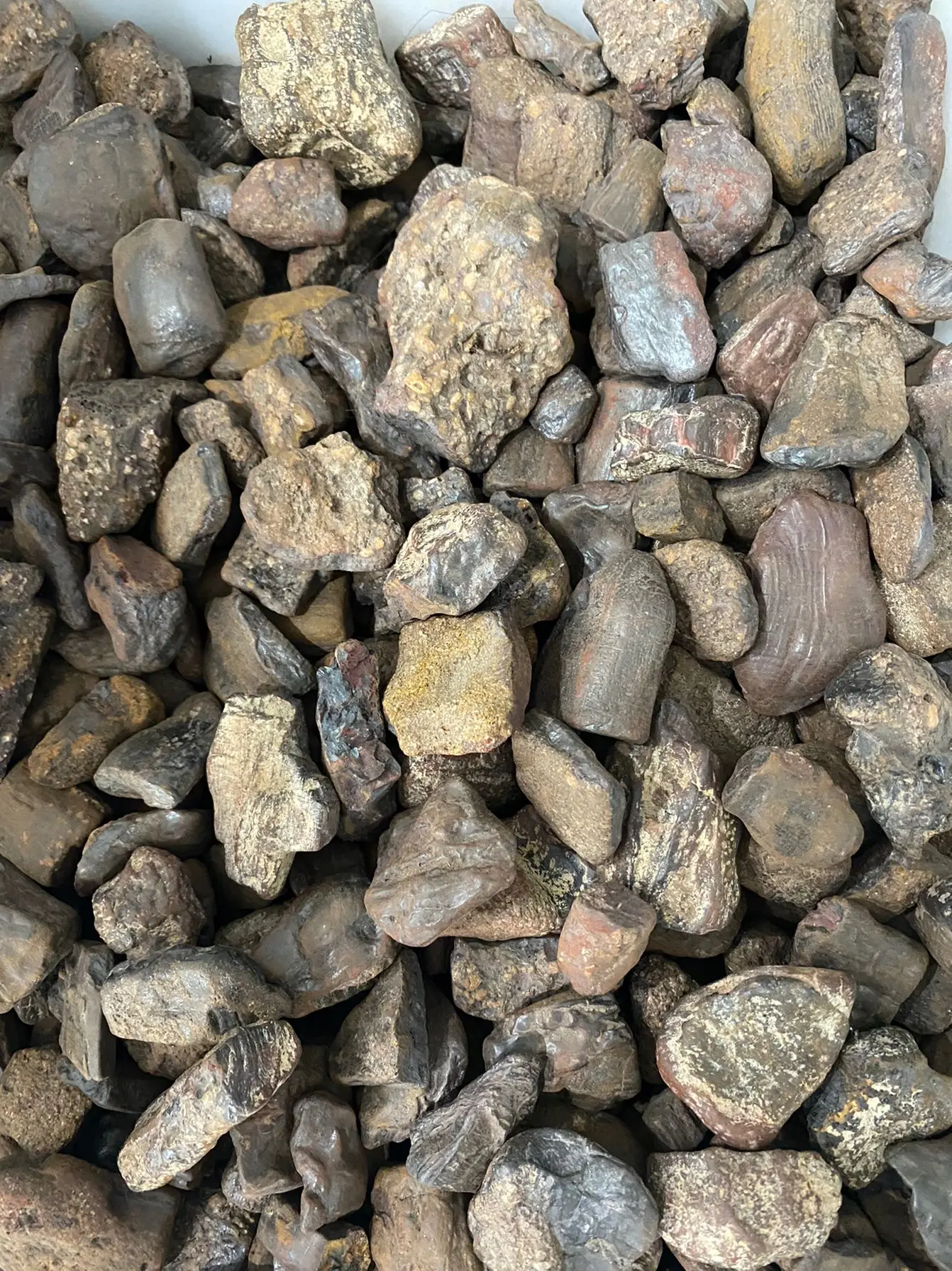 100G Natural Iron Silicide Meteorites Rock Raw Stones Minerals Specimen