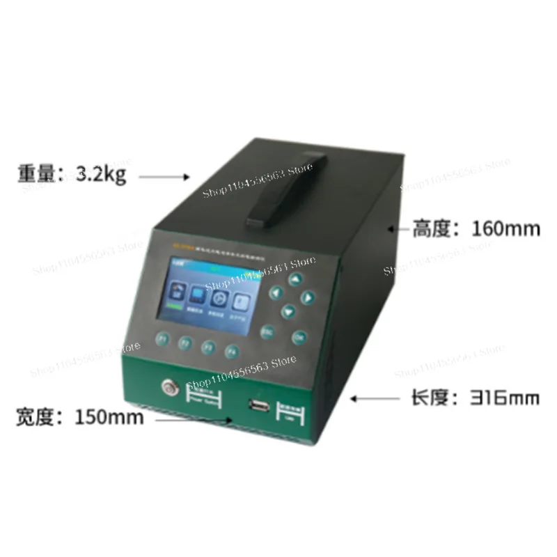 Lithium Battery Maintenance Instrument supports LiFePO4, Ternary & LTO monomers; Internal Resistance Detection & Capacity Test.