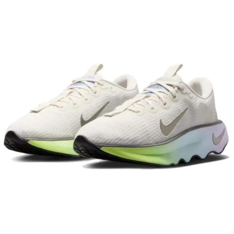 Nike Motiva SE Beige Rainbow Gradient Women Wave-soled Lightweight Cushioned Running Shoes Daily Jogging Sneakers HJ6209-001
