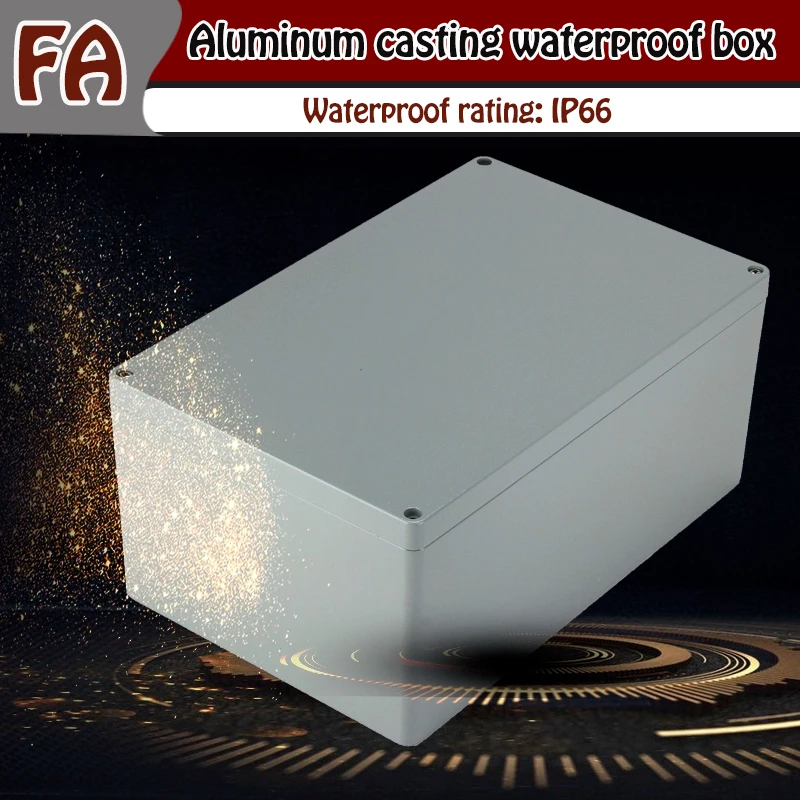 IP67 waterproof and explosion-proof cast aluminum junction box with alloy housing, outdoor engineering metal box