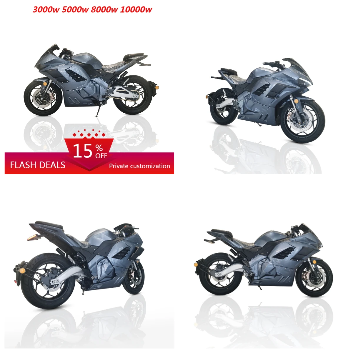 

Высокопроизводительный электронный мотоцикл Luyuan STLF: мощность 4000 Вт, 150 км/ч, диапазон 240 км.