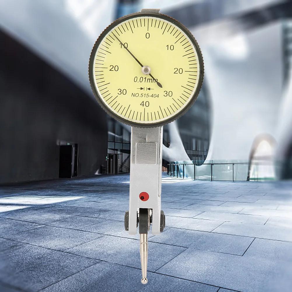 

Indicator 0-0.8mm 0.01mm Precision Metric Dovetail Rails Test Indicator Gauge Dovetail Rails Test Indicator