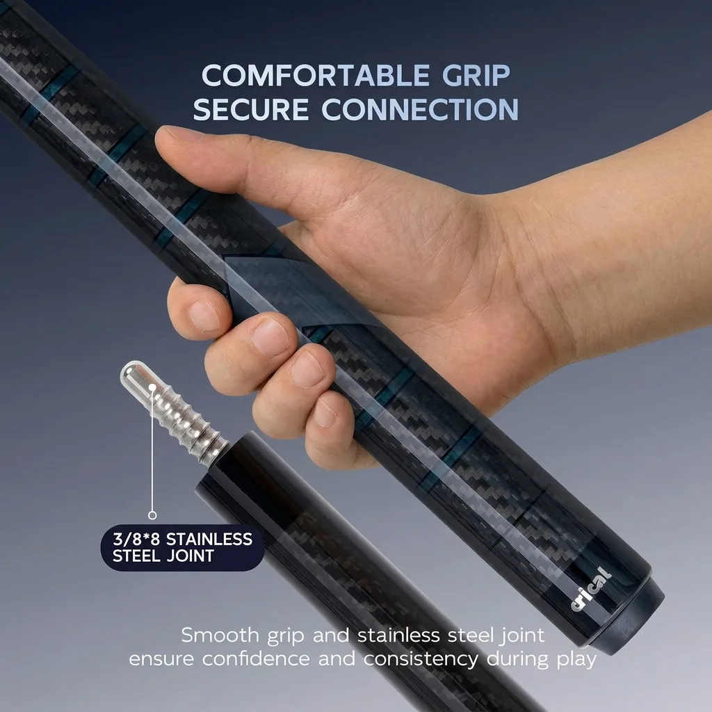 CRICAL Carbon Fiber Pool Cue Stick 58