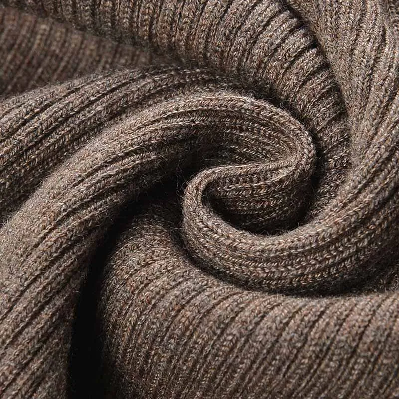 MCDV-suéter Sexy de punto con lentejuelas y hombros descubiertos para mujer, Jersey ajustado de manga larga con cuello inclinado elegante, Tops, prendas de punto suaves y cálidas