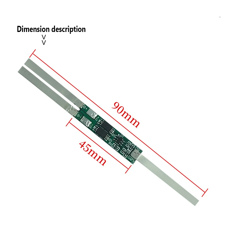 2S 7.4V 2A 3A 4.5A 6A 7.5A 9A 18650 Lithium Battery Protection Board MOS Dot Nickel Strips Short Circuit Charging Protection