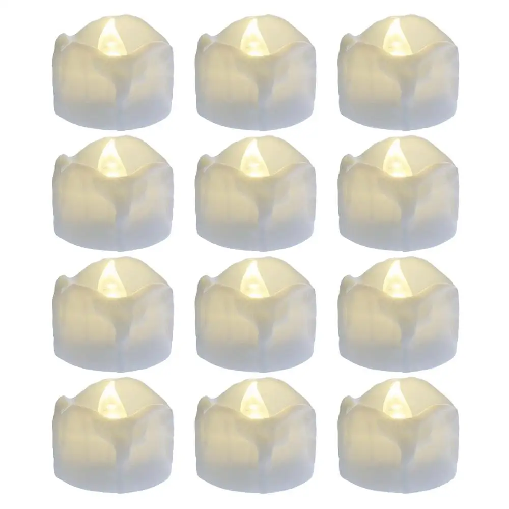 12 Packs LED Candle for Birthday  Wedding  and Home Decor - Smokeless Electronic Tea Light