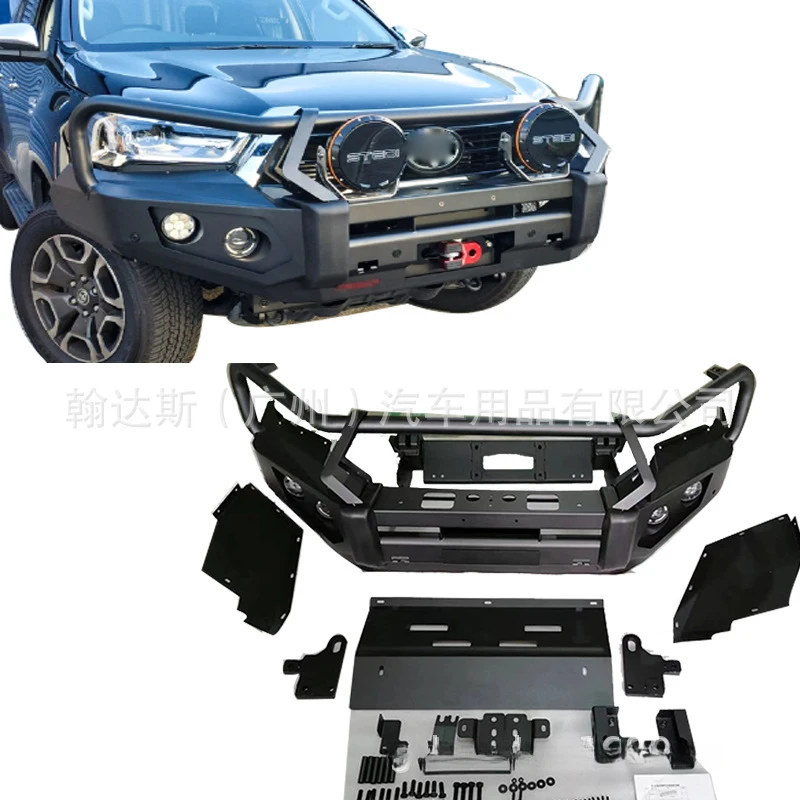 

Подходит для стального переднего бампера пикапа Hilux Revo L200 Pajero, модификация для бездорожья.