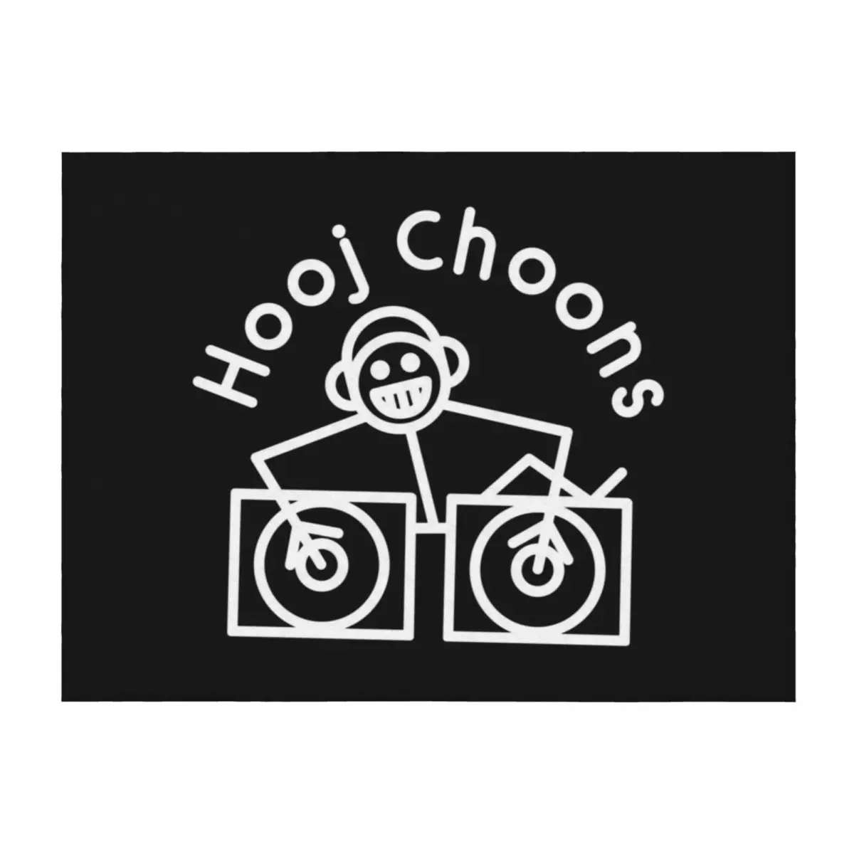 

Одеяло Hooj Choons Records (белый логотип) Роскошные декоративные роскошные тяжелые одеяла для сна