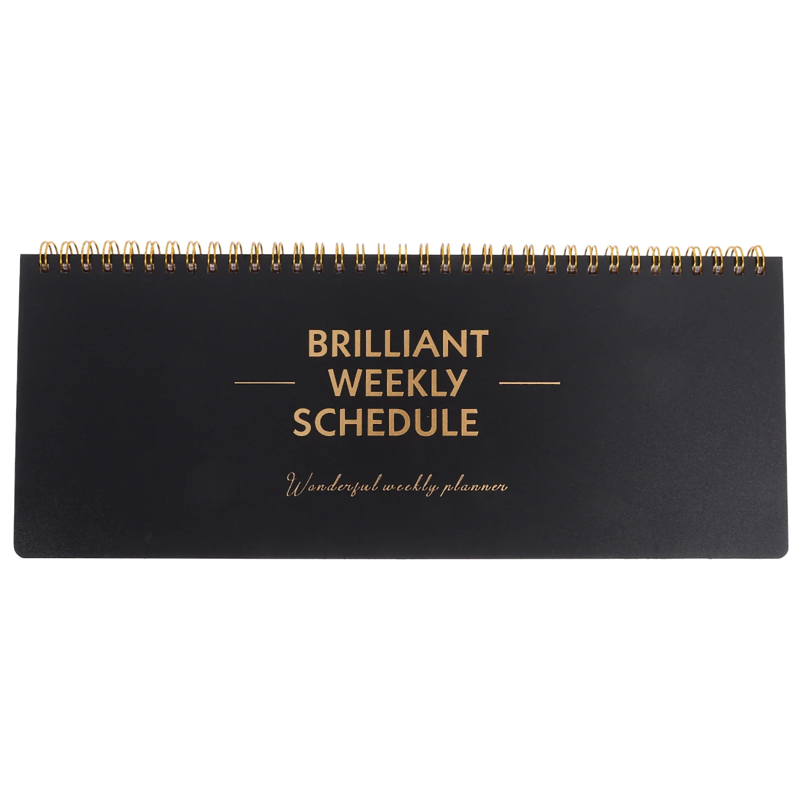 Note Book Weekly Plan Daily Schedule Notepad Business Planning Notebook Delicate Agenda Black Planner Convenient Travel