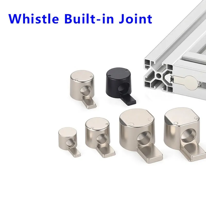10Pcs Whistle Built-in Connector 2020 3030 4040 4545 Series Aluminum Profile Inner Joint for 3D Printer CNC Frame