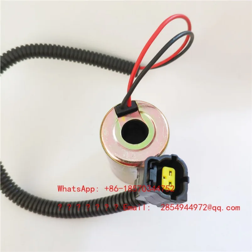 Excavator DH60-5/7 Pilot Safety Lock Solenoid Valve Coil Hole 14 High 52
