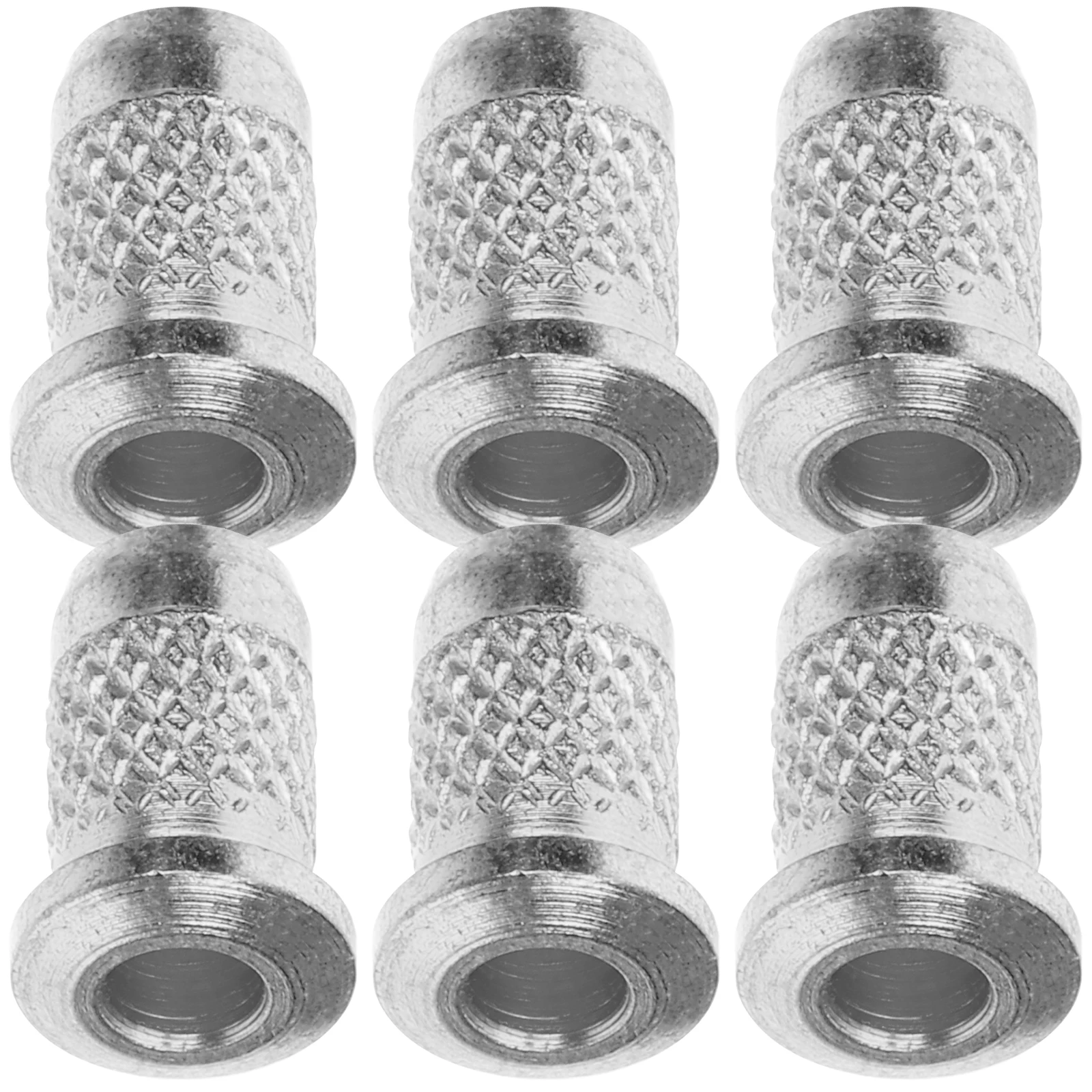 

6pcs Electric Caps Metal String Holders For Bridge Repair Replacement Parts Guitar Accessories Guitar String Retainers