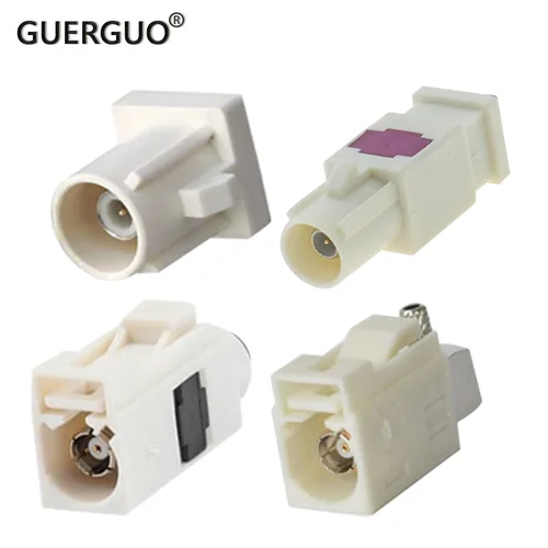 Imagen 1 del producto Conector Universal Fakra B macho hembra 50-1,5, conectores de Cable Coaxial RF de soldadura para Cable Pigtail RG316 RG174