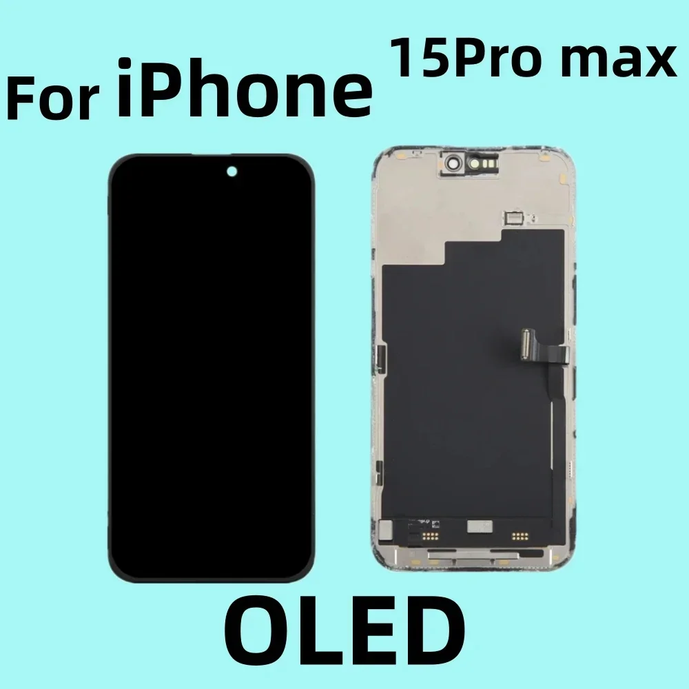 OLED For iPhone15 13pro max  Display iP 13 Pro Screen Touch Digitizer For iPhone 13 Pro Max 14 Plus 12 MINI 15