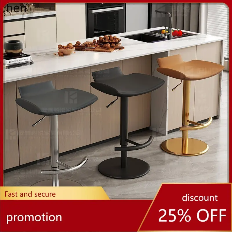 

Hxl bar stool stainless steel adjustable bar chair island counter high bar stool