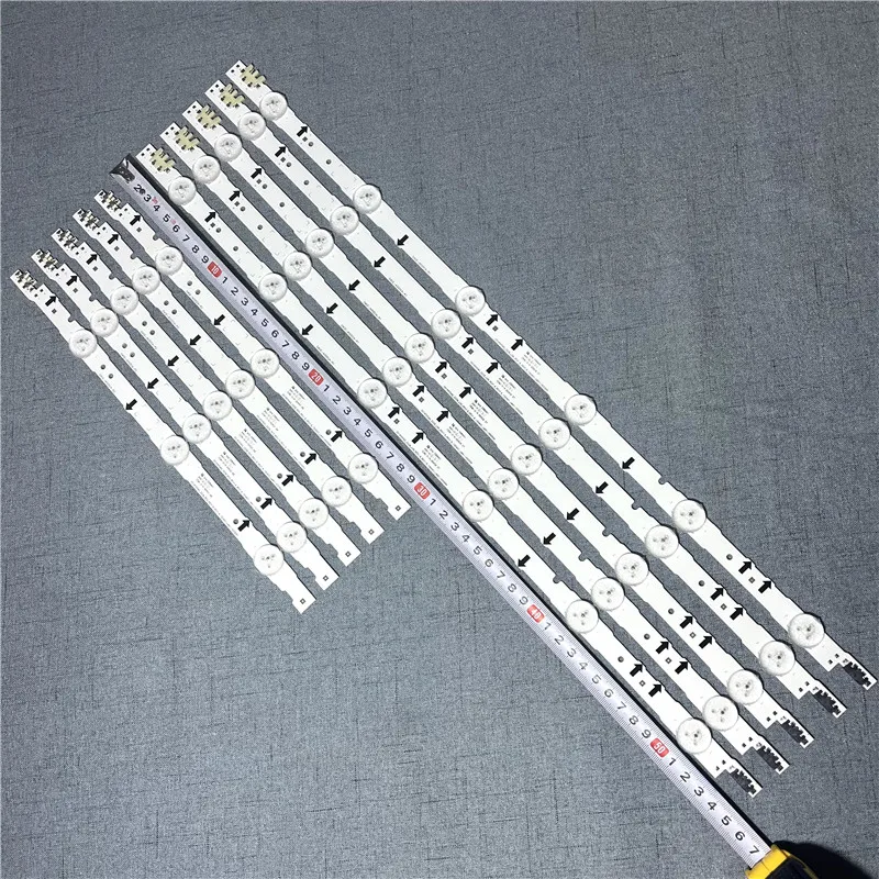 

FOR LED strip for Samsung UE40H5020 UE40j5500 UE40H6270 UE40H6500 UE40H5500 UE40H6200 UE40H5100 D4GE-400DCA 400DCB-R2 R1 3V