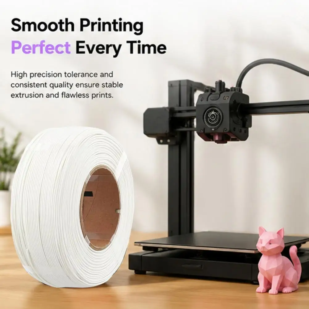 Hochfestes Druckmaterial 3D-Drucker PETG Filament 1,75mm 1kg Hochfestes Material Einfarbiges Filament Ohne Spule