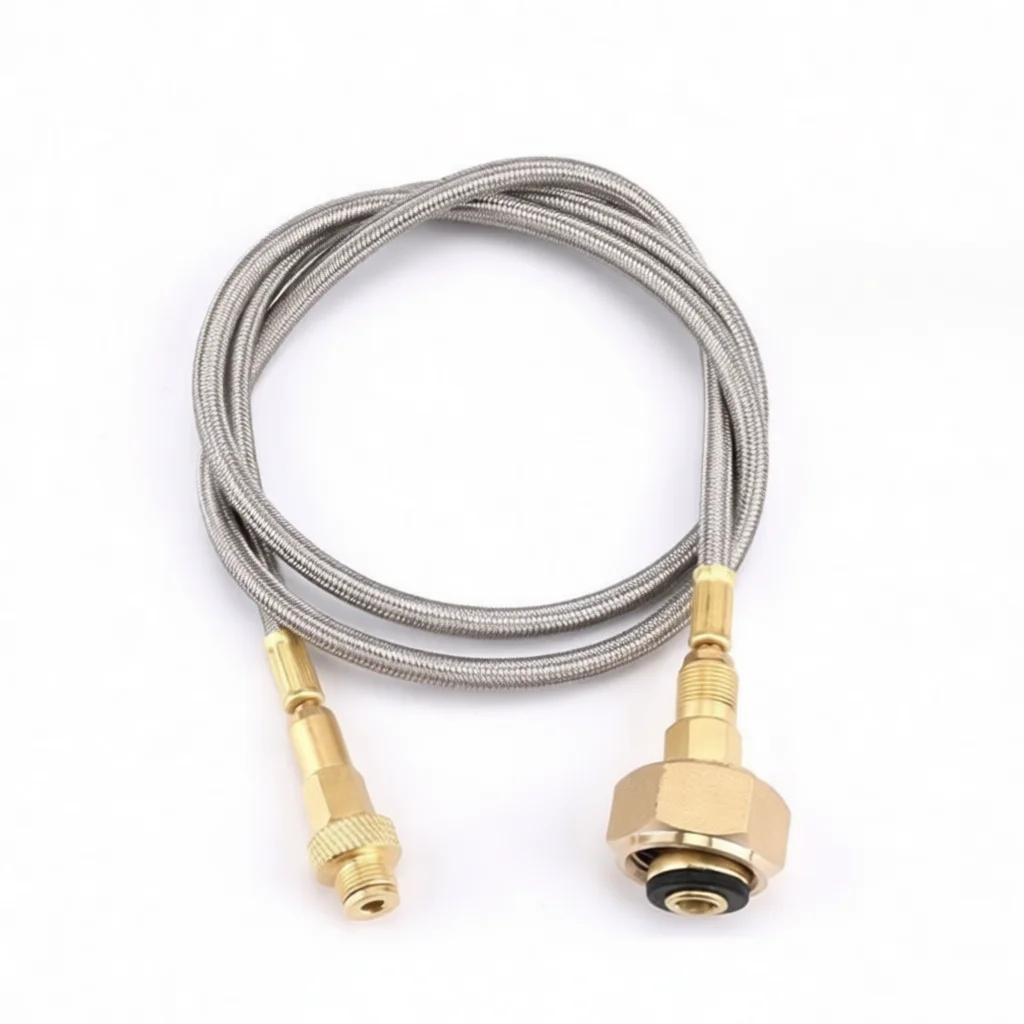 European Standard Gas Cylinder Adapter Camping Stove Connector Portable Liquefied Fuel Transfer Valve Pipe Fitting Tool