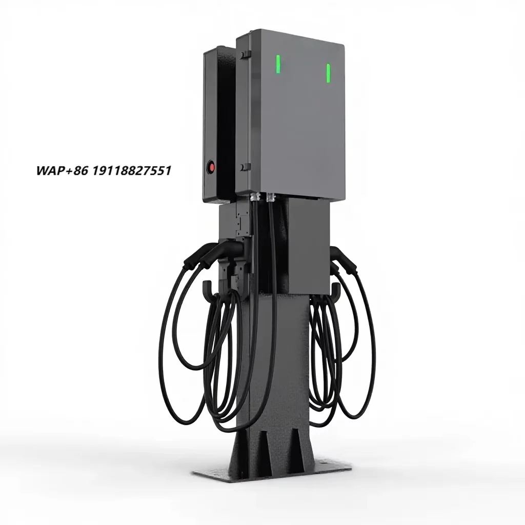 Pedestal Fast-charging Cable Column-type Charger EV Vehicle Charger LED Display Charging