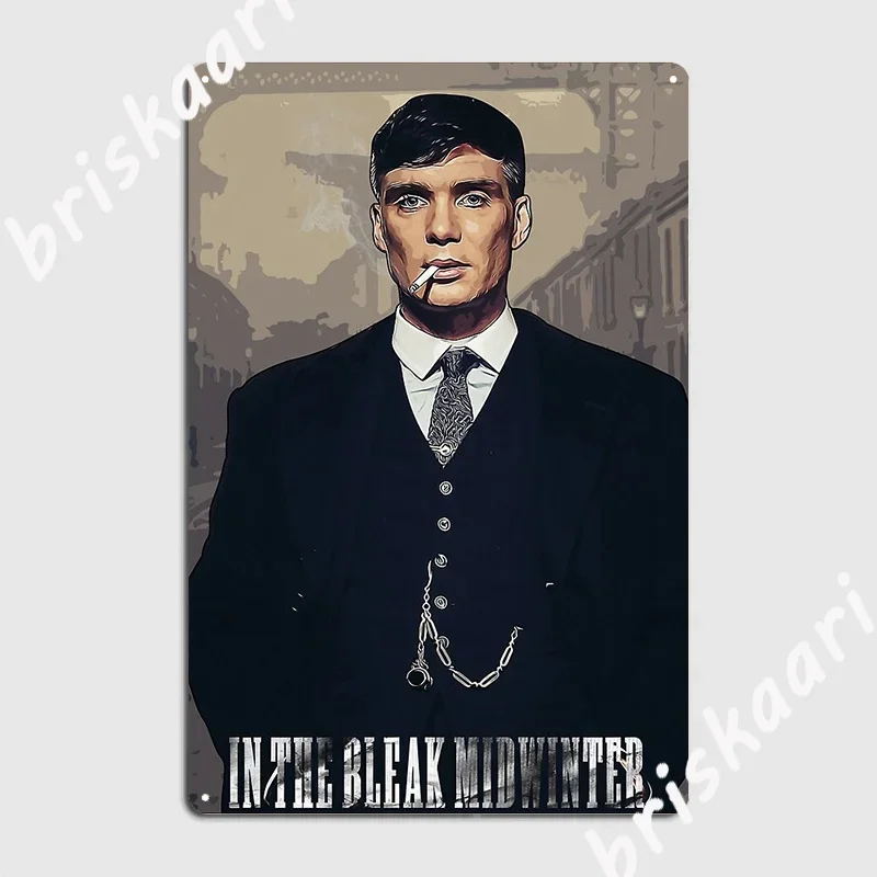 Tommy Shelby Metal Sign Wall Decor Classic Cave pub Wall pub Tin sign Posters