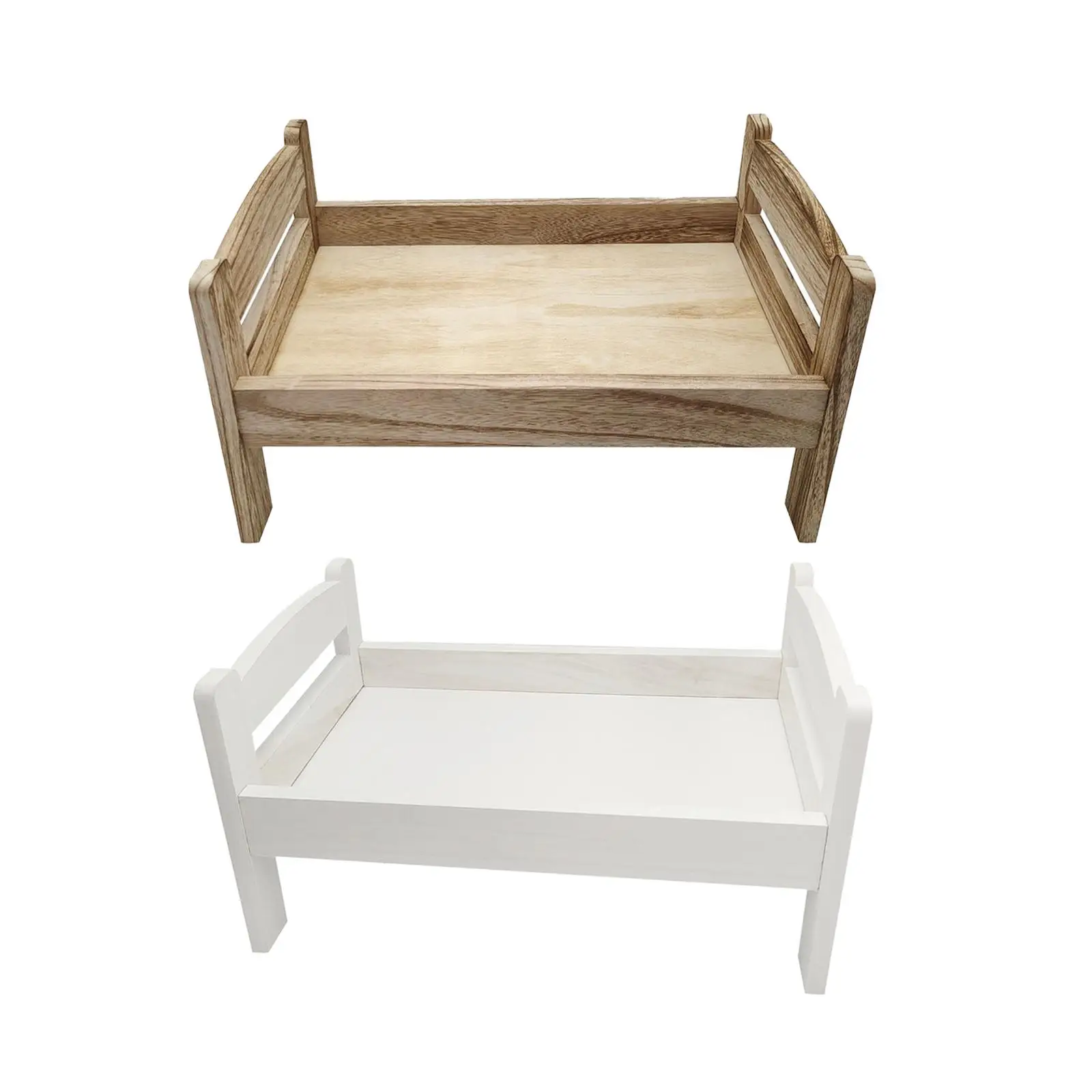 Newborn Photography Props Bed Fittings Photo Posing Aid Gift Wood Small Small Furniture for Boy Toddlers Baby Kids Infant view 3