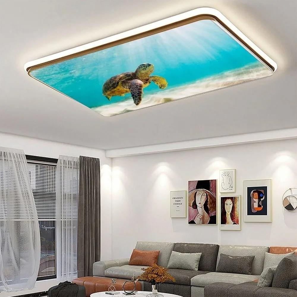 122*61cm Lampshade 13 Styles with 10 Magnetic Buckles Magnetic Light Filters Cloud Anti-glare Fabric Lampshade Home
