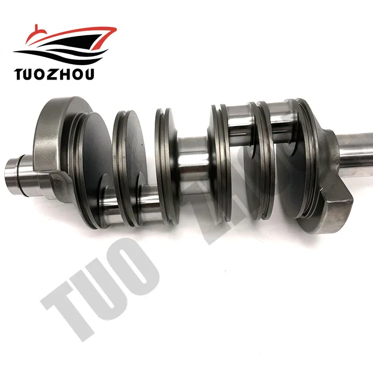 6E5-11411-00 Crankshaft For Yamaha Outboard Motor 2T V4 115HP 130HP 6E5-11411-01 Small Taper 6E5-11411-01