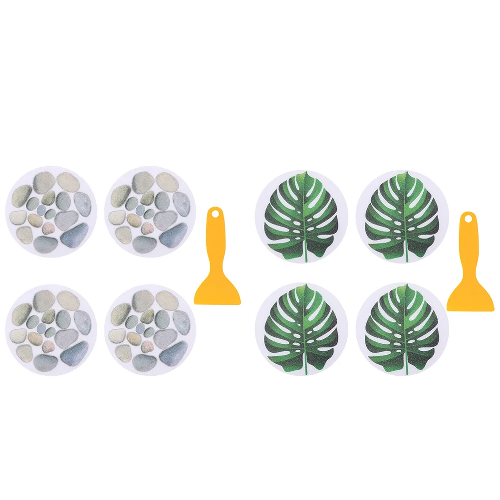 

8Pcs Nonslip Bathroom Stickers Easy Install Anti Slip Decals for Bathtub Kitchen Bathtub Stickers Anti Skid Sticker