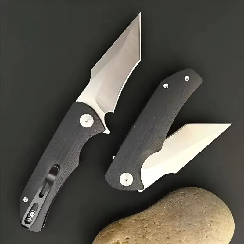 

High Hardness 14C28N Blade G10 Handle Hunting Portable Pocket Outdoor Folding Knife Camping Folding Fruit Knifes EDC Tools