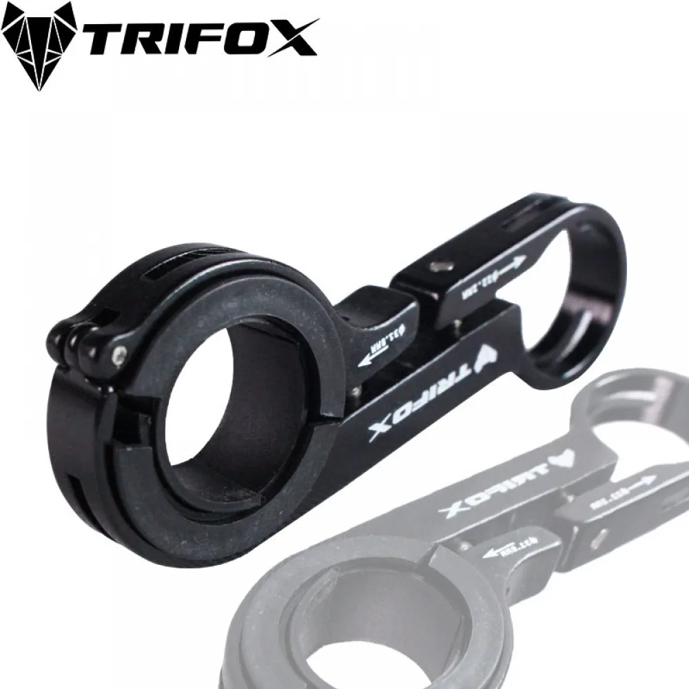 

TRIFOX Official Store CNC Machining T6 heat treatment 76g Carbon Fiber + AL-6061 HandleBar Extender CHE100 Holder Extension