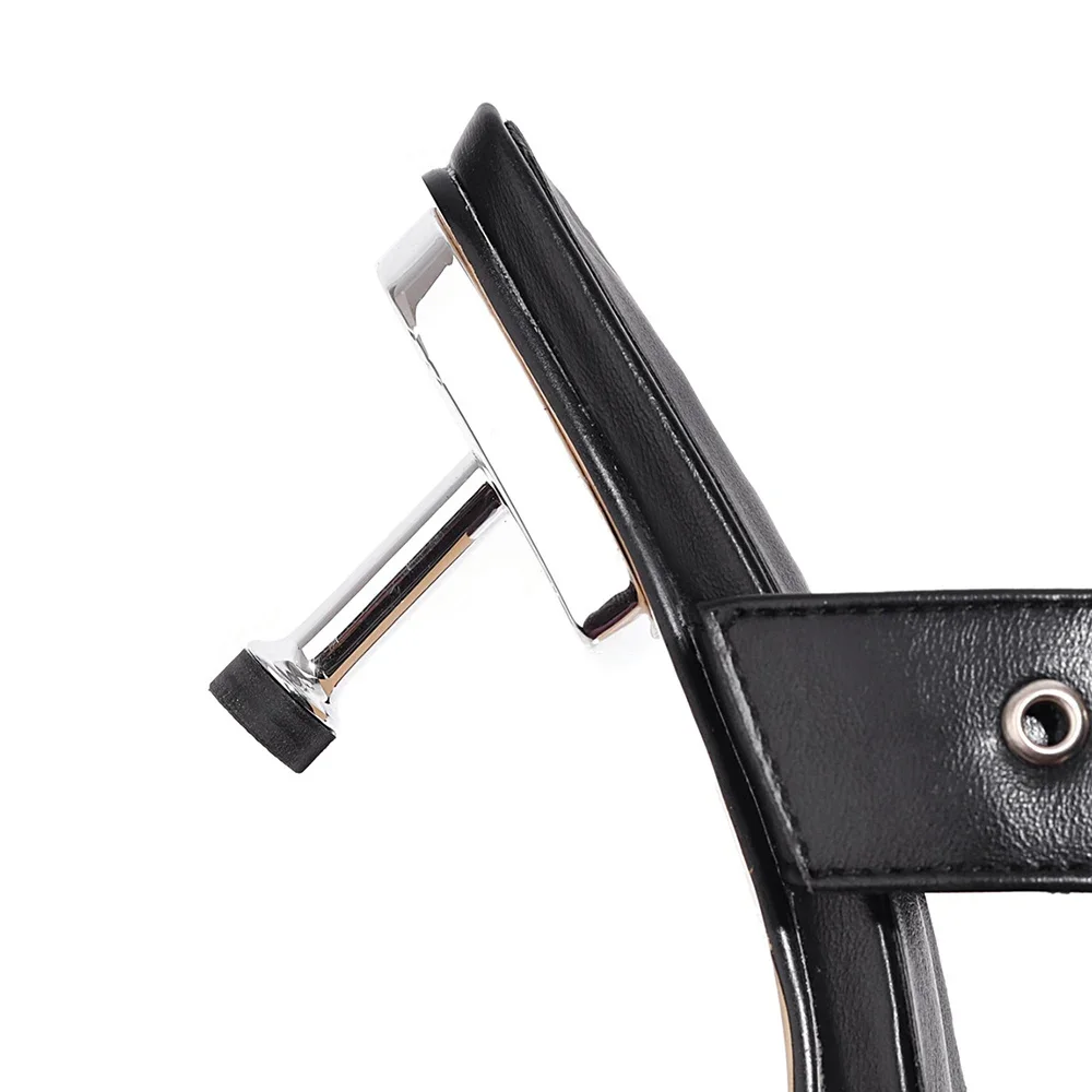 Brand New Sexy Black White Women Slingback Sandals Buckle High Heel Lady Party Shoes Plus Big Size 10 43 45 48