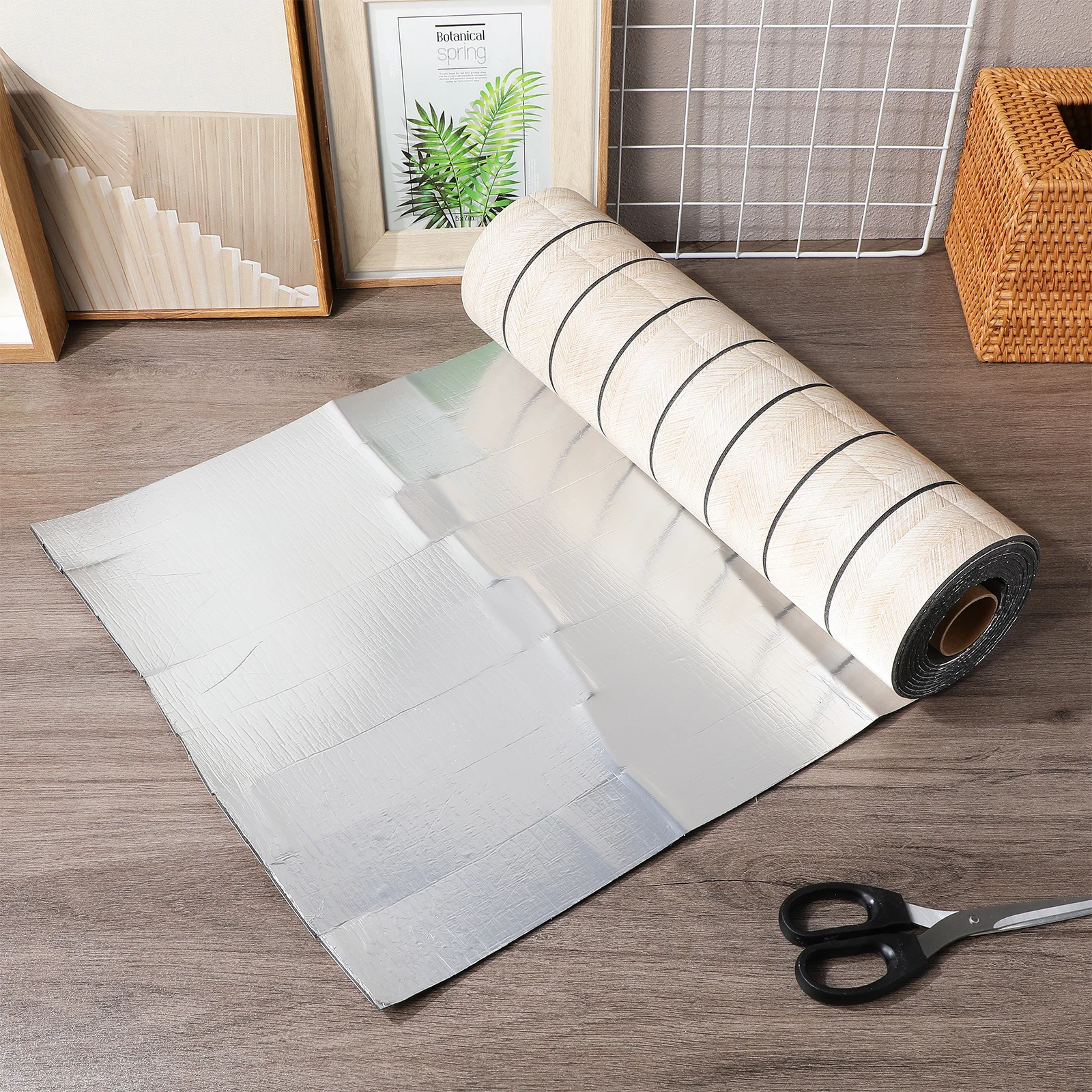 

1pcs 1 Roll 40Cm X 3M Wood Grain Wallpaper Peel Stick Self Adhesive Wall Panels Waterproof Decorative Tile For Bathroom Kitchen