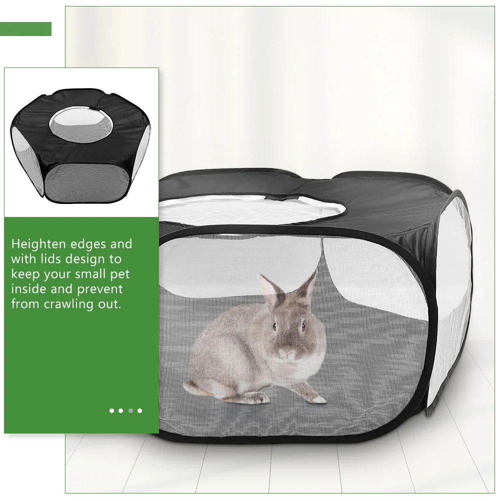 Guinea Pig Enclosure Bunny Playpen Toys Accessories Kitten for Indoor Cats Chinchilla Cloth Rabbit Ferret Cage Baby