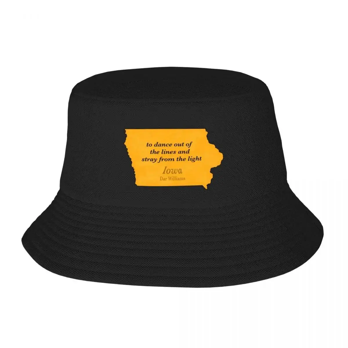 

2025 New Iowa Song Dar Williams Bucket Hat New In The Hat Christmas Hat Sun Hats For Women Men's