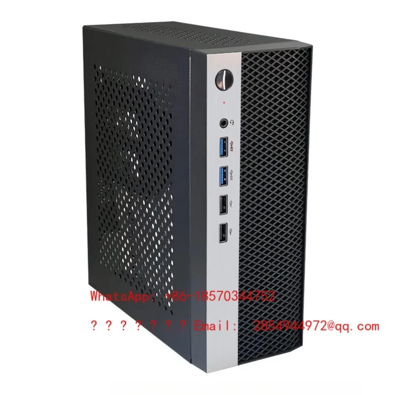 2026    A09S Mini Graphics Card Chassis ITX17 * 17 Main Board Small 1U Power Supply 4.2L Portable