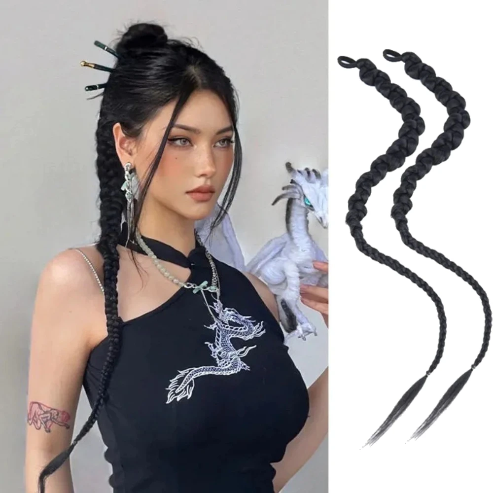 2pcs-long-braiding-synthetic-hair-extension-70cm-fashion-twisted-ponytail-extension-with-rubber-bands-boxing-braid-hair-ponytail