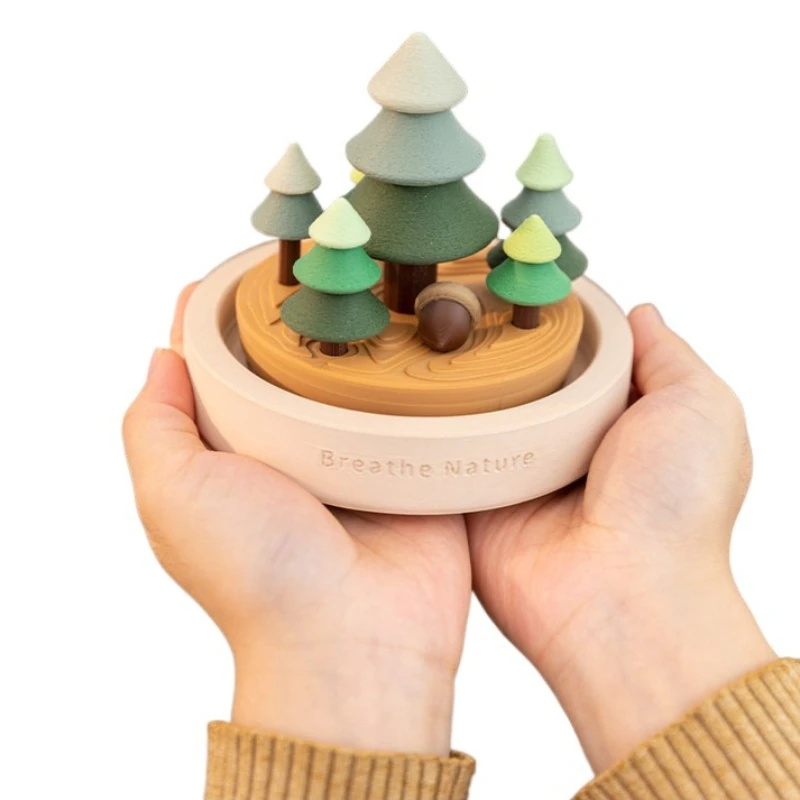 

Modern Style Forest Theme Home Decoration Crafts Stone Aromatherapy Diffuser Restroom Office Desktop Fragrance Small Ornament