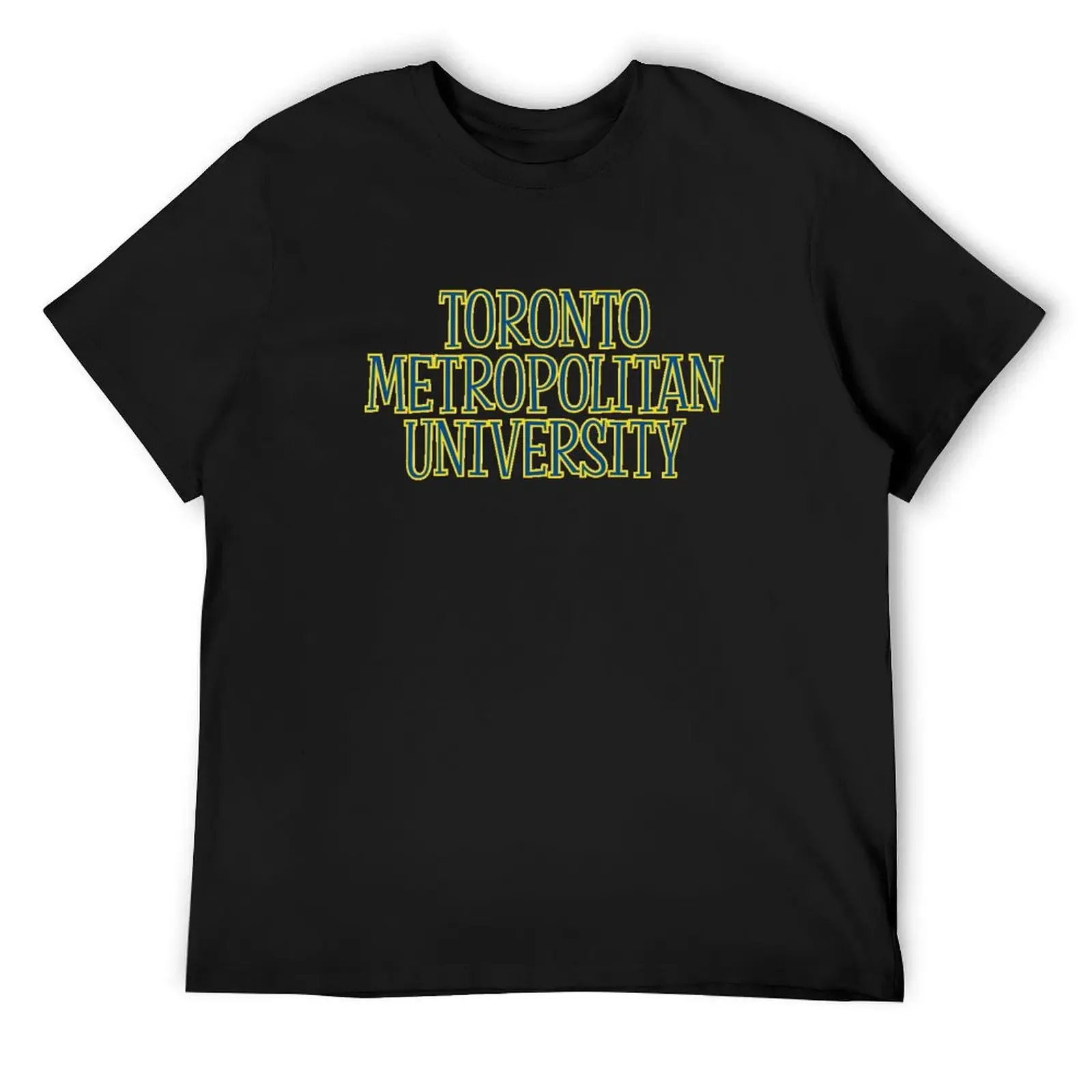 TMU Ryerson Yellow and Blue. T-Shirt shirts graphic tee rapper graphic tees anime t shirts graphic t shirts sweat shirts, men