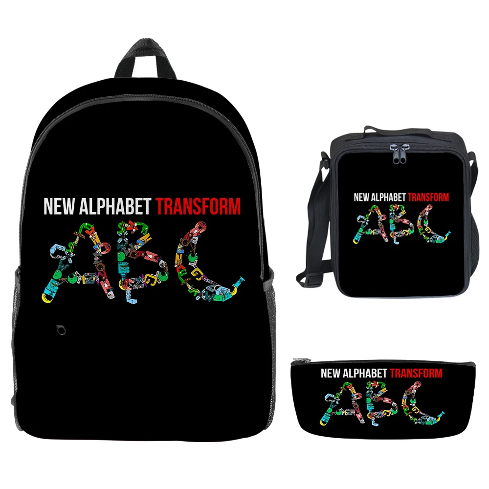 

Classic Novelty Alphabet Lore 3D Print 3pcs/Set Student School Bags Laptop Daypack Backpack Crossbody Lunch bag Pencil Case