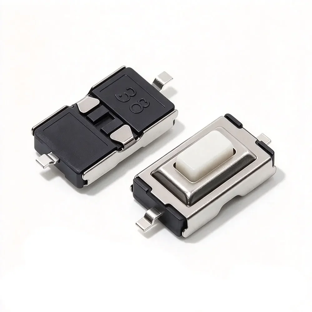 50pcs  3*6*2.5mm 3*6*2.5H 3x6x2.5mm SMD White Push Button Switch Microswitch Tact Switch