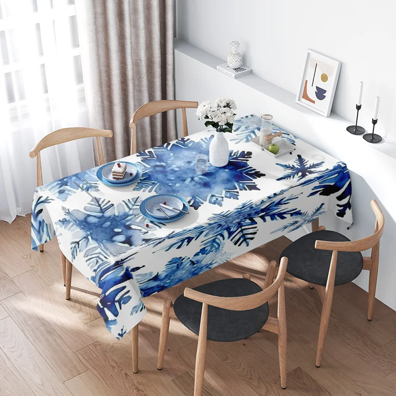 

Modern Blue White Floral Print Tablecloth for Home Dining Decor Versatile, Washable, Machine Washable Quick View 91 sold today F