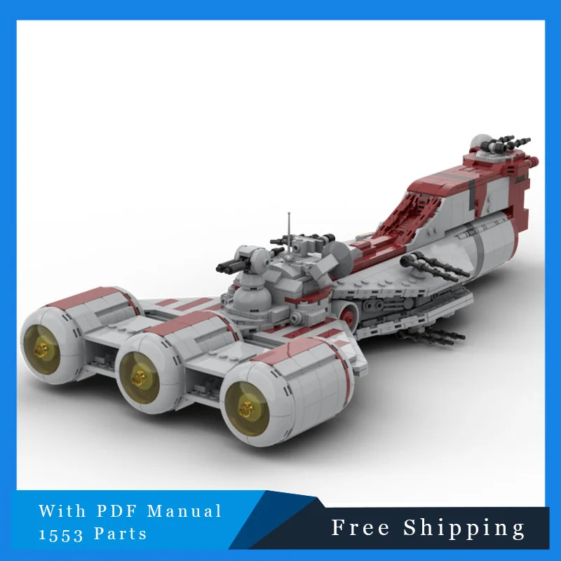 1553 PCS MOC Star Battle Building Blocks Set Spacecraft Technology Modular Bricks Model Children DIY Assembly Toy Birthday Gifts