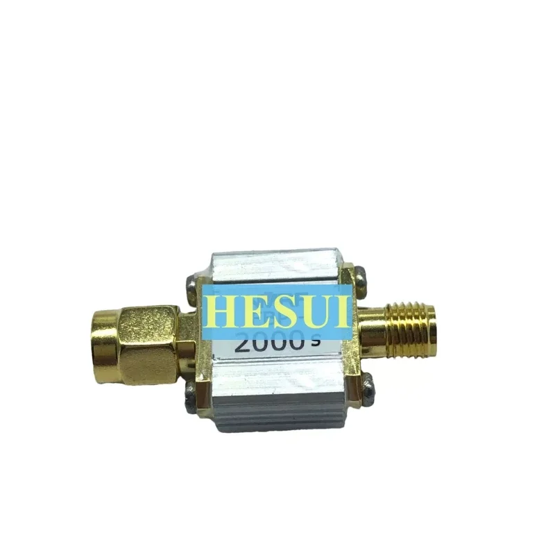 2000MHz RF coaxial bandpass SAW filter, 1dB bandwidth 5MHz, SMA interface