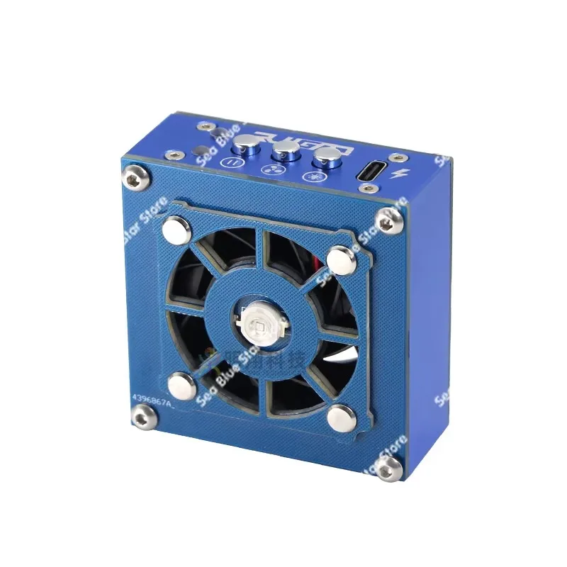 Fast heat dissipation and smoke exhaust UV curing light 2-in-1 Tai Chi fan, hurricane cooling curing fan