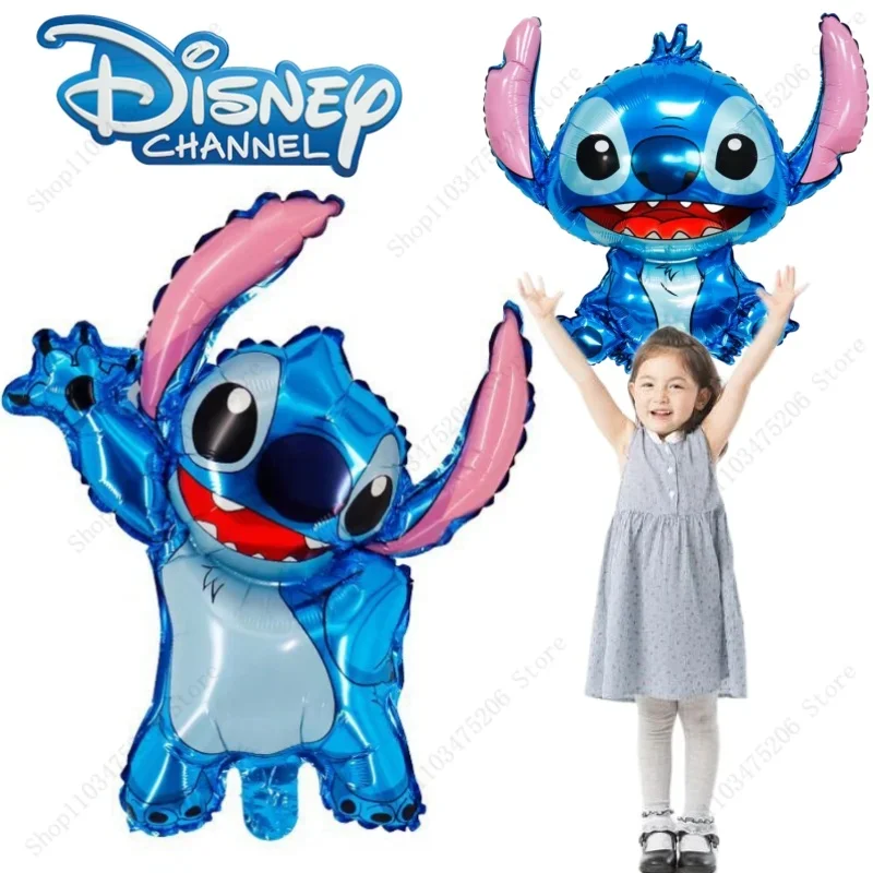 

Kawaii Stitch Balloon Children's Birthday Party Decoration Cute Cartoon Disney Aluminium Balloons Baby Shower Supplies Gifts