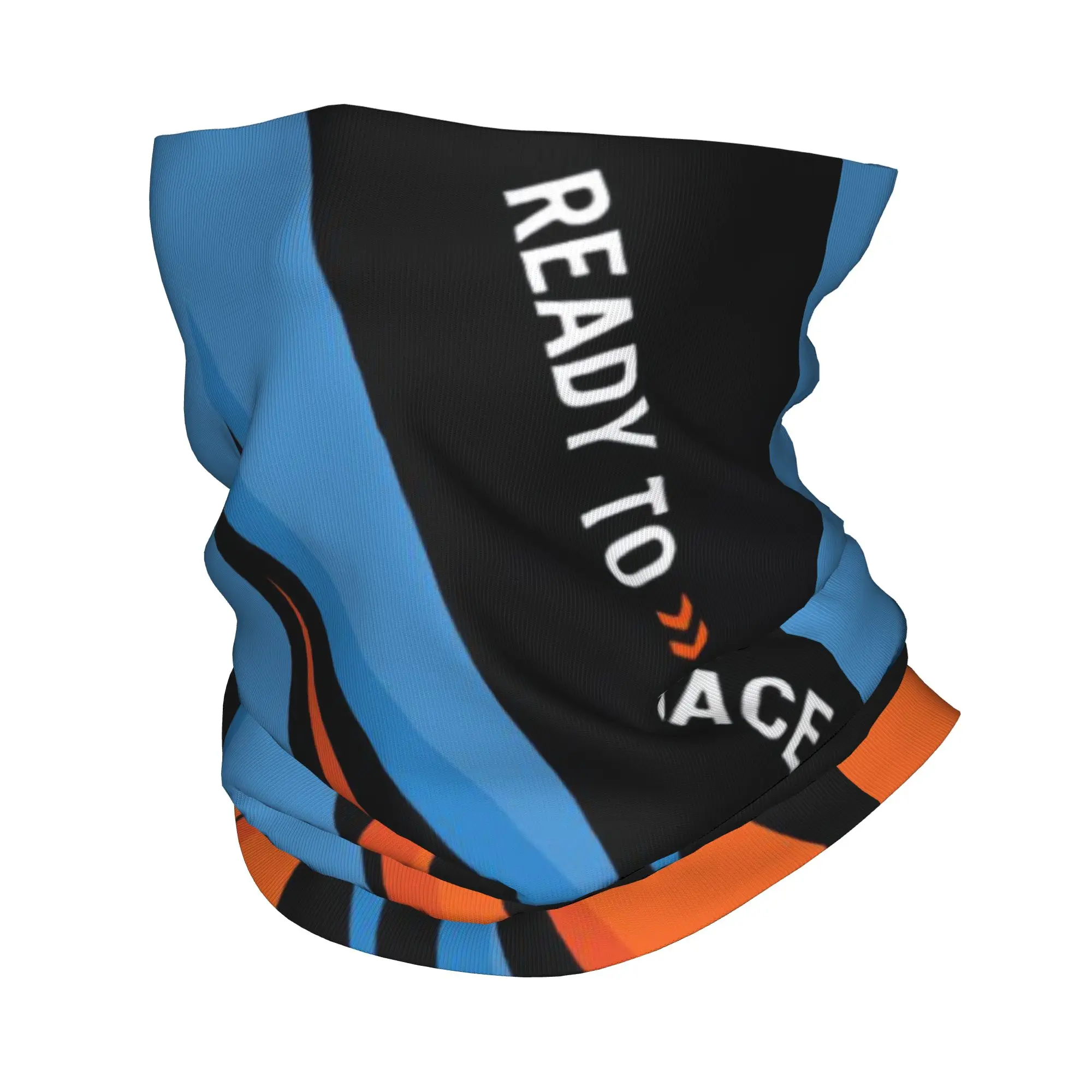 Benutzerdefinierte Ready To Race Logo Halstuch Männer Frauen winddicht Winter Motorrad Reiten Bandana Schal zum Radfahren