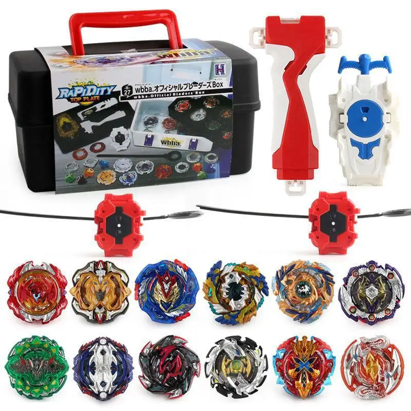 Beyblade Burst Spark GT Toy Arena Metal Fafnir Bey Blade Boy Deluxe Edition 12PCs Gyro Storage Box Assembled Toys